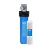 Express Water Whole House 1-Stage Water Filtration System – Charcoal Carbon Filter with Pressure Gauge, Easy Release, 1 in. Connection