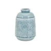 IMAX Felix Ceramic Blue Medium Vase