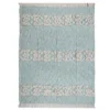 LR Resources Soft Aztec 50 in. x 60 in. Sky Blue Decorative Throw Blanket
