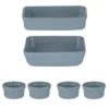 Mason Cash Classic 6-Piece Blue Bakeware Set