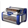 NutriChef White Digital Countertop Rotisserie & Grill Oven Rotating Kitchen Cooker in Blue