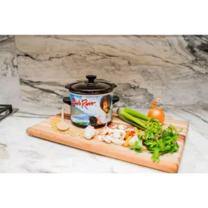 Uncanny Brands Bob Ross 2 Qt. Slow Cooker Blue