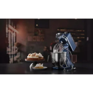 Waring Commercial 11-Speed, Blue, Luna 7 - 7 Qt. Planetary Mixer, includes Dough Hook, Mixing Paddle and Whisk