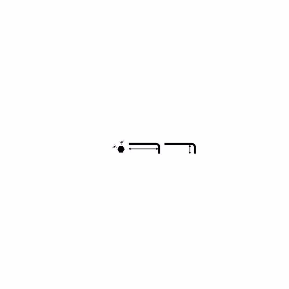 Bondhus 5/32 in. Ball End Long Arm L-Wrench with ProGuard (10-Pack)