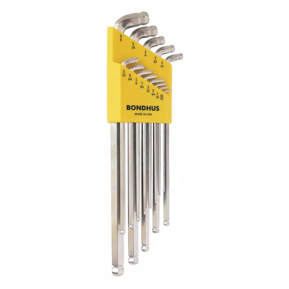 Bondhus Standard Stubby Double Ball End L-Wrench Set with BriteGuard Finish (13-Piece)