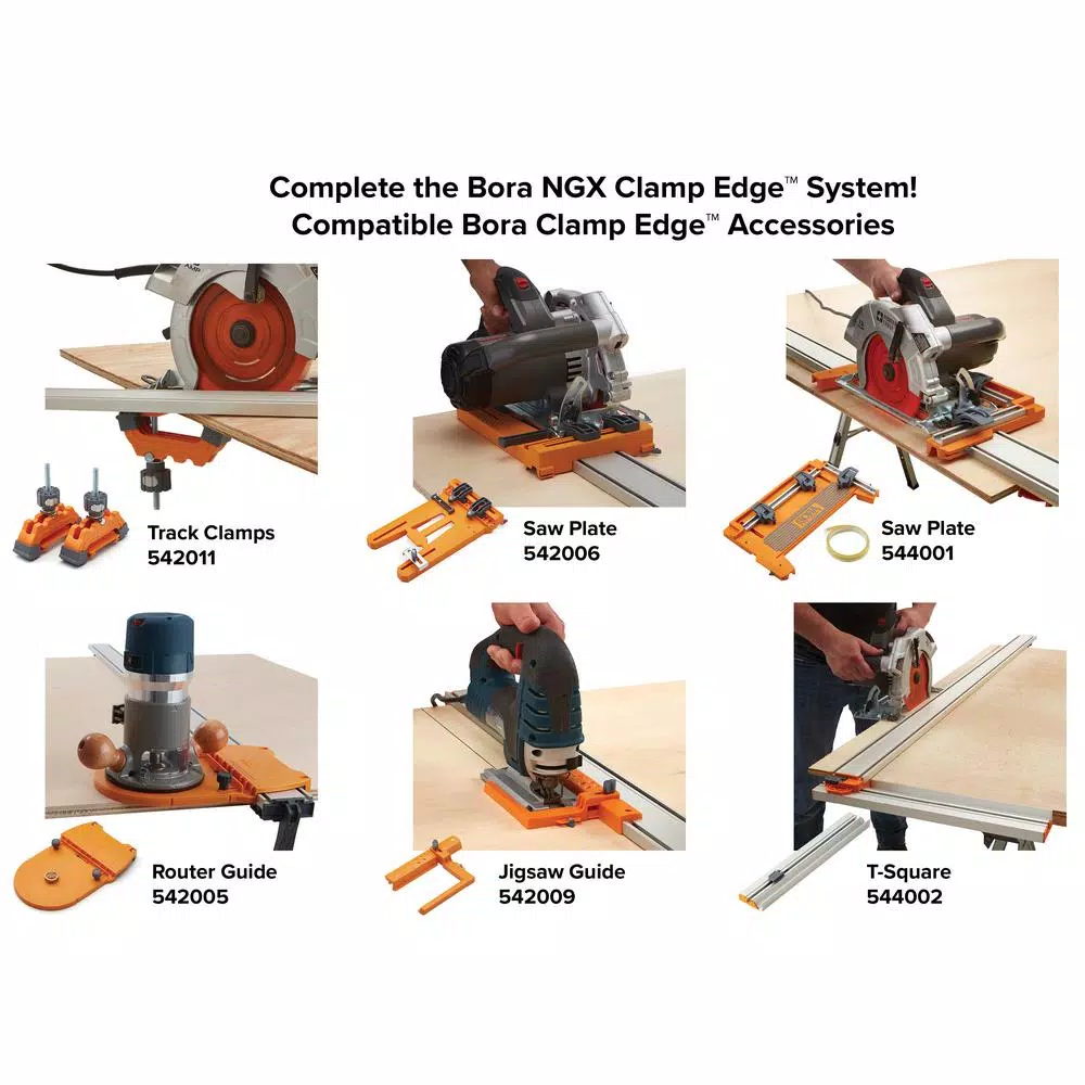 BORA NGX 36 in. Clamp Edge Saw Guide