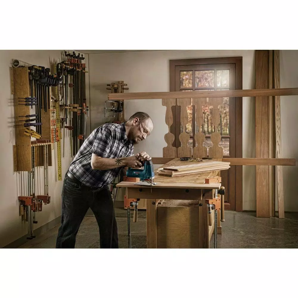 Bosch Multi-Purpose Steel T-Shank Jig Saw Blade Set for Cutting Wood (10-Pack)