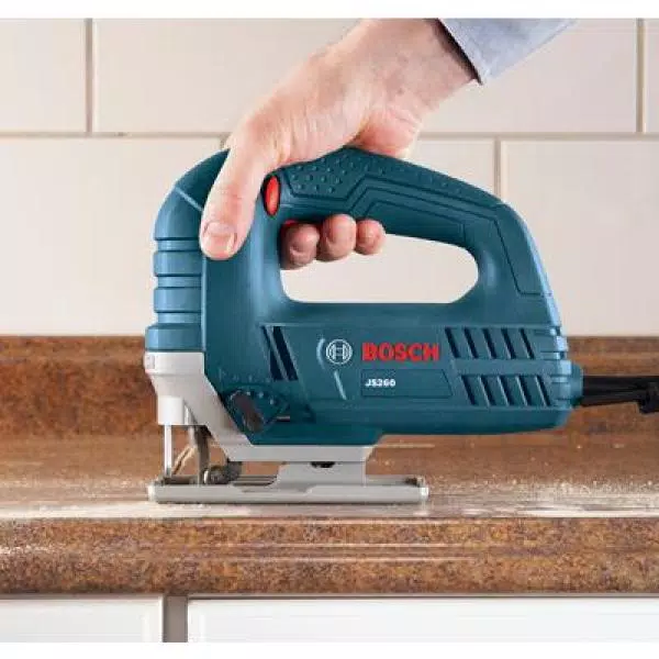 Bosch 6 Amp Corded Variable Speed Top-Handle Jig Saw Kit with Assorted Blades and Bonus 2.5 Amp 5 in. Corded Palm Sander