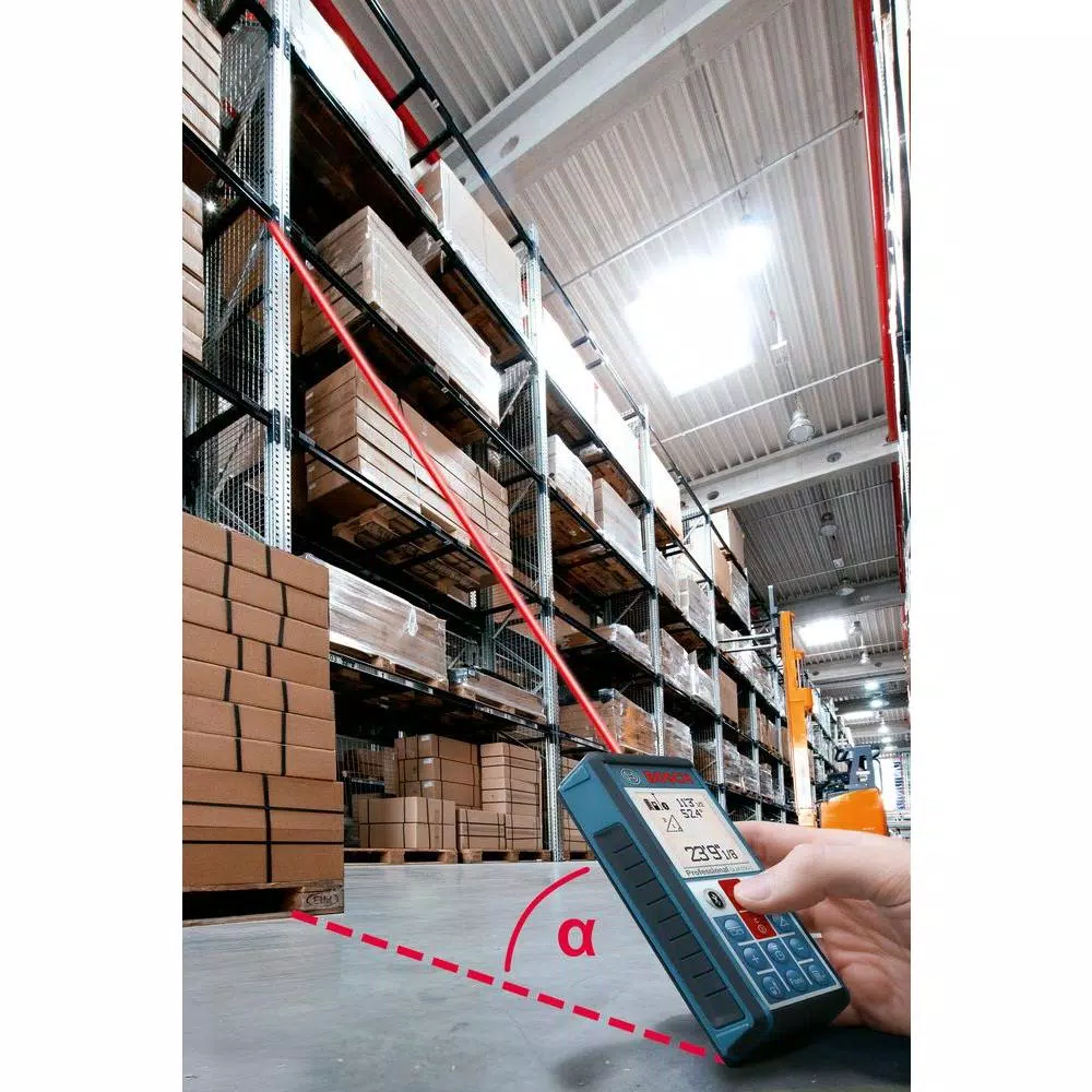 Bosch Blaze 100 ft. Lithium-Ion Bluetooth Enabled Laser Distance and Angle Measure