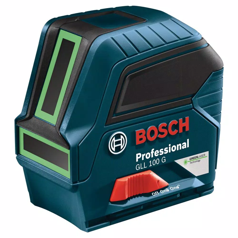 Bosch Factory Reconditioned 100 ft. Self-Leveling Green-Beam Cross-Line Laser Level