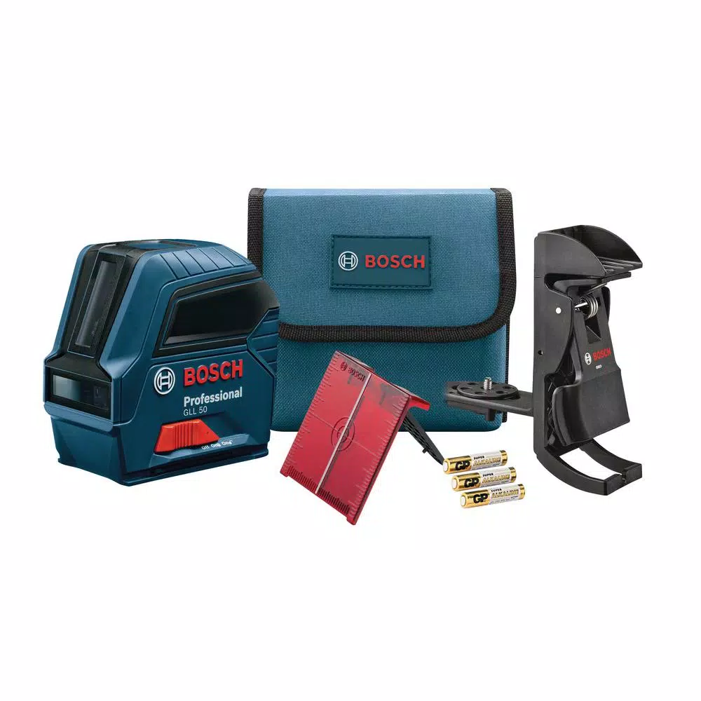 Bosch Factory Reconditioned 50 ft. Self Leveling Cross Line Laser Level