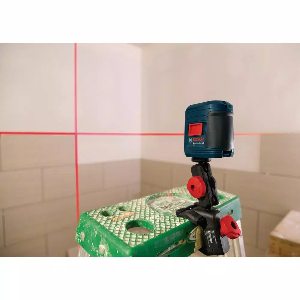 Bosch 100 ft. Laser Measure and 30 ft. Self Leveling Cross Line Laser Combo Kit (2 Tool)