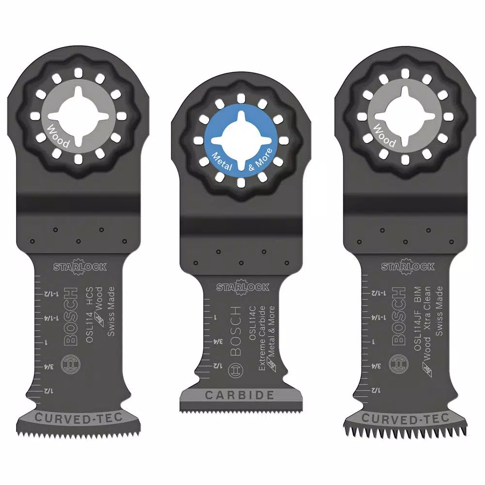 Bosch Starlock Oscillating Multi-Tool Accessory Blade Set (3-Piece)