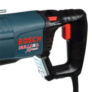 Bosch Bulldog Xtreme 8 Amp 1 in. Corded Variable Speed SDS-Plus Concrete Rotary Hammer Drill with Free 4-1/2 in. Angle Grinder