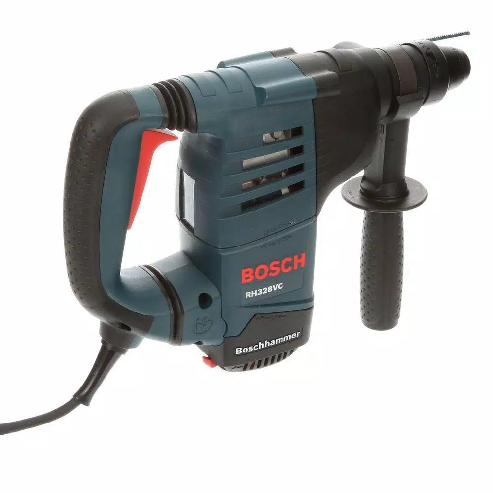 Bosch 8 Amp 1-1/8 in. Corded Variable Speed SDS-Plus Concrete/Masonry Rotary Hammer Drill with Depth Gauge and Carrying Case