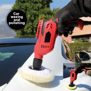 Boyel Living 5 Amp Corded 3/8 in. Red Power Drill Driver Reversible with Lock-on Button