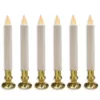 Brite Star 6 Count 9 in. H Simple Onâ„¢ LED White Candle (Set of 2)