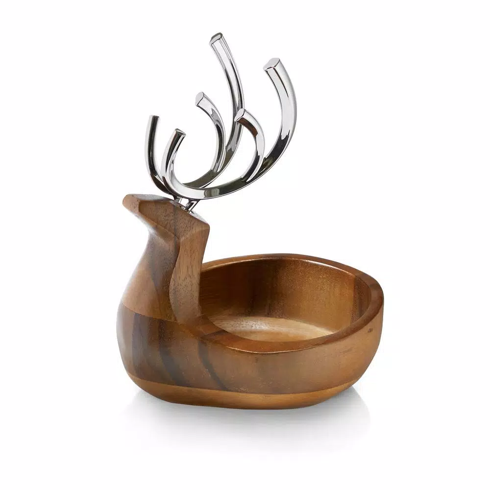 Nambe Reindeer Candy Dish