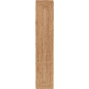 LR Home 80 in. x 16 in. Natural Jute Classic Braided Runner