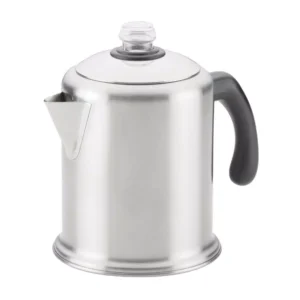 Farberware 8-Cup Brushed Stainless Steel Coffee Percolator