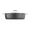 Calphalon Premier 7 qt. Hard-Anodized Aluminum Nonstick Saute Pan in Black with Glass Lid