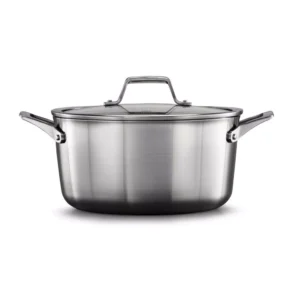 Calphalon Premier 6 qt. Stainless Steel Stock Pot with Glass Lid