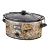 Weston Realtree Edge 5 Qt. Camouflage Slow Cooker with Lid Strap