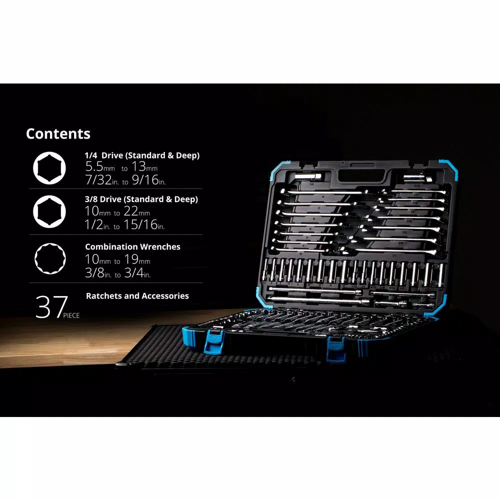 Capri Tools Master Mechanics Tool Set (128-Piece)
