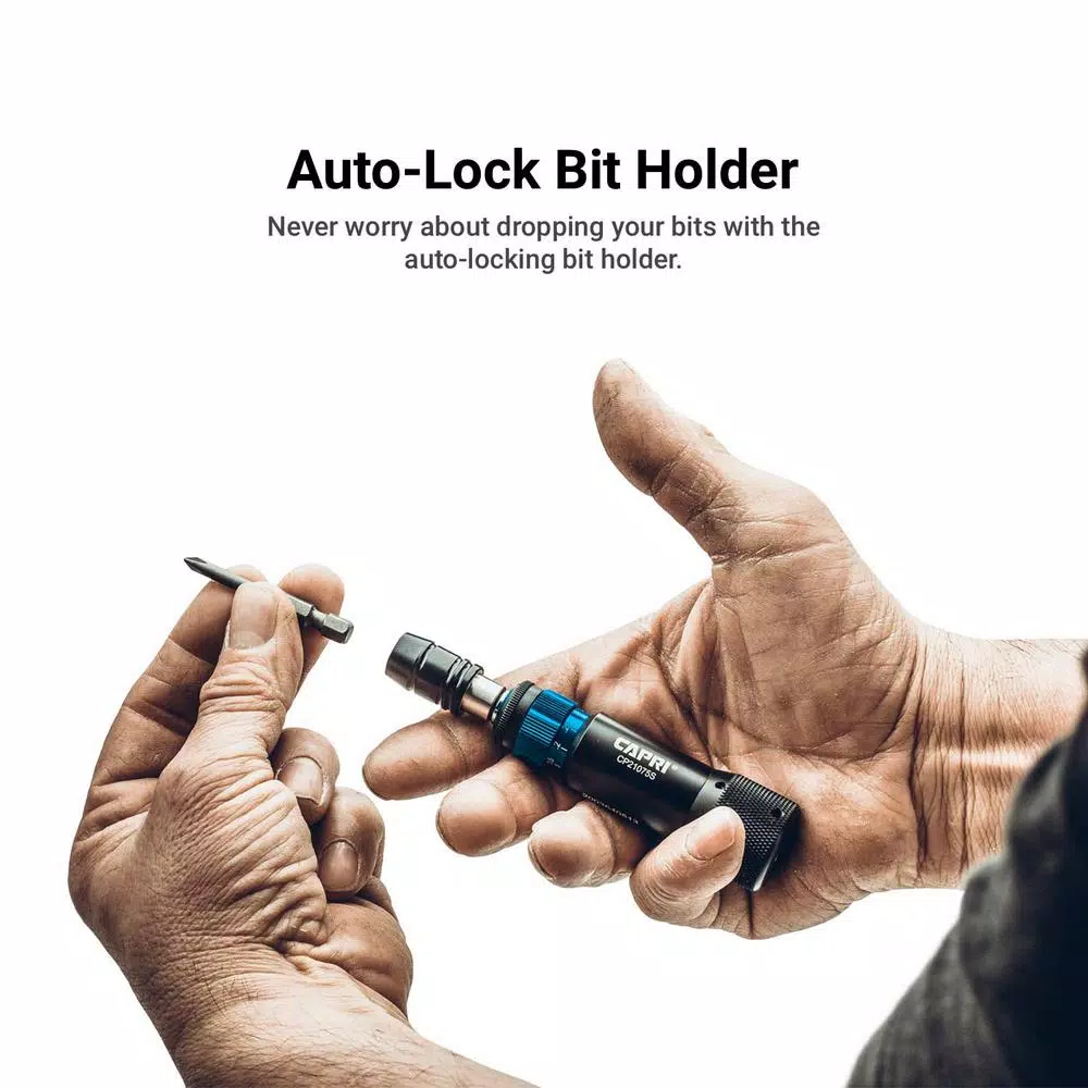 Capri Tools Certified 1.5 to 6 in. lbs. Precision Torque Screwdriver Set in 0.05 in. lb. Increments