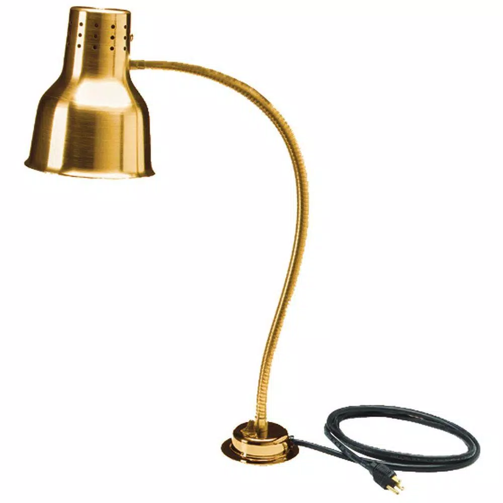 Carlisle 39.0 in. Single Flex Arm High Heat Lamp Only in Aluminum