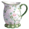Certified International English Garden 96 oz. Multicolored Pitcher