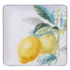 Certified International 12.25 in. Multi-Colored Stoneware Citron Square Platter