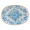 Certified International Porto Multi-Colored 17 in. x 12.5 in. Ceramic Oval Platter