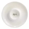 Certified International It's Just Words Multi-Colored 13.75 in. Chip and Dip
