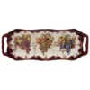 Certified International Vintners Journal Multi-Colored 16 in. x 6.25 in. Ceramic Rectangular Platter