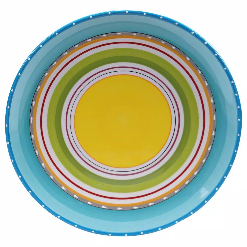 Certified International Mariachi Multi-Colored Round Serving Platter
