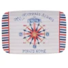 Certified International Nautical Life Multi-Colored 14 in. Earthenware Rectangular Platter