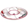 Certified International Napa 13.5 in. Multi-Colored Earthenware Chip and Dip