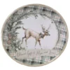 Certified International Holly and Ivy Multi-Colored 13 in. Earthenware Round Platter
