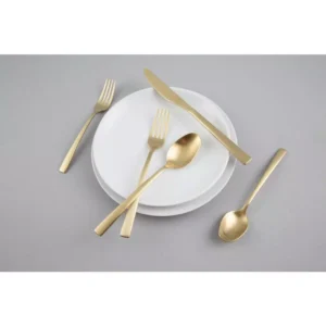 Fiesta Spark Champagne Satin 18/0 20-Piece Flatware Set (Service for 4)