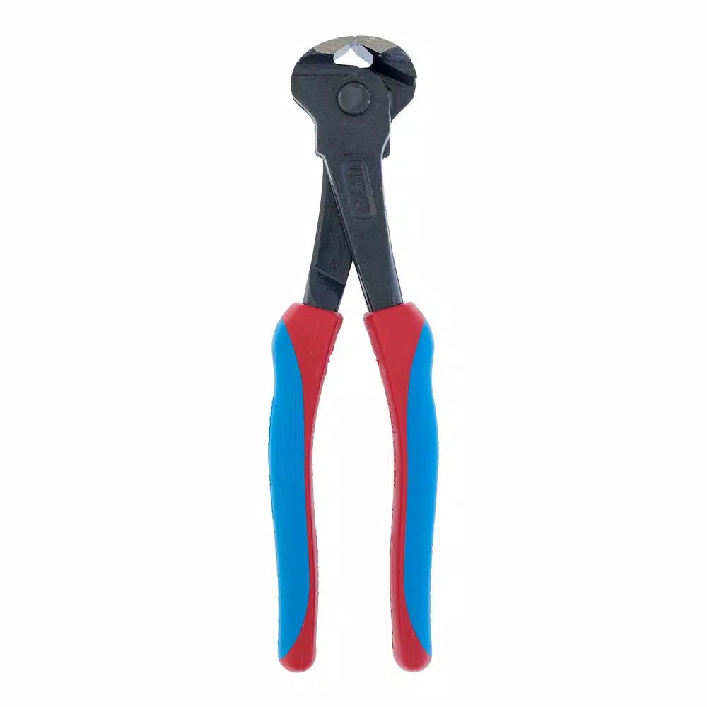 Channellock 8-1/2 in. End Cutting Plier with CODE BLUE Comfort Grip