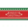 My Door Decor 7 ft. x 16 ft. Merry Christmas Ugly Christmas Sweater Christmas Garage Door Decor Mural for Double Car Garage
