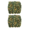 Home Accents Holiday 50 ft. Pre-lit Artificial Christmas Roping Garland with 200 Incandescent Clear Lights (Set of 2)