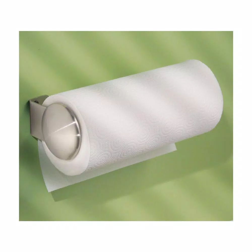 interDesign Forma Koni Wall Mount Paper Towel Holder in Brushed Stainless Steel