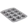 Circulon 12-Cup Gray Nonstick Bakeware Muffin Pan