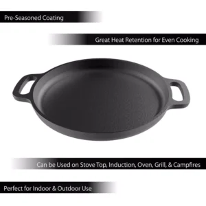 Classic Cuisine Cast Iron Pizza Pan