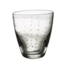 Abigails Rain Drop 8 oz. Clear Double Old-Fashioned (Set of 4)