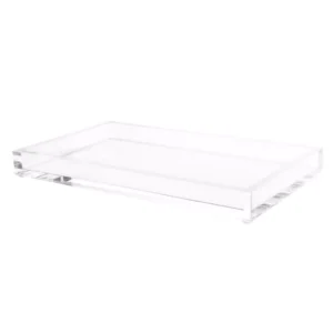 Lavish Home Minimalist Clear Acrylic Catch-All Decorative Tray