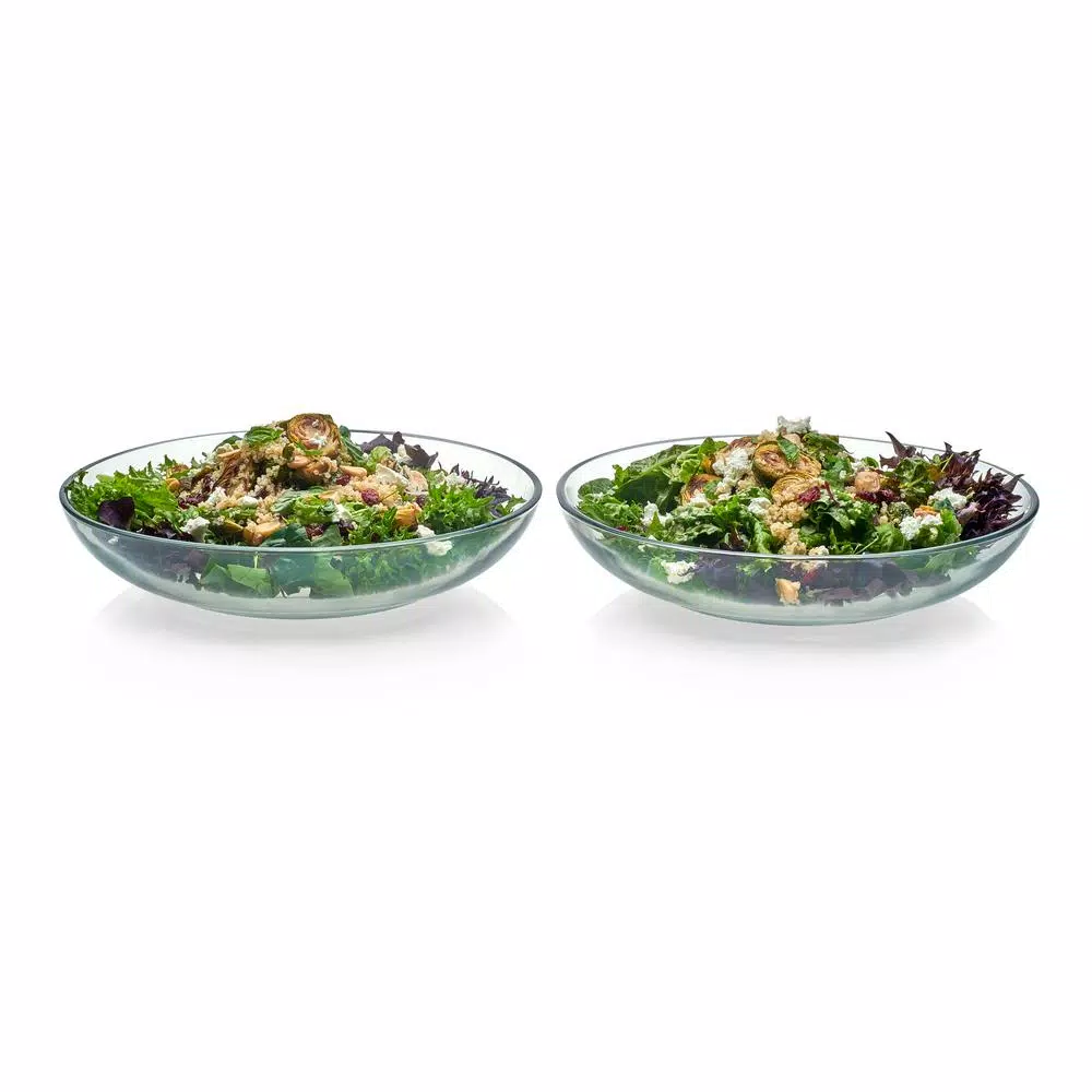 Libbey Selene 2-piece, 12 in. Glass Serving Bowl Set