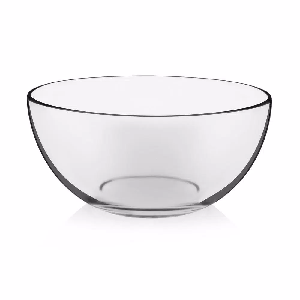 Libbey Selene 2-Piece, 8 in. and 10 in. Glass Serving Bowl Set